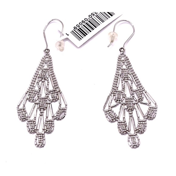Unbranded Jewelry 925 Sterling Silver Beaded Drop Dangle Chandelier